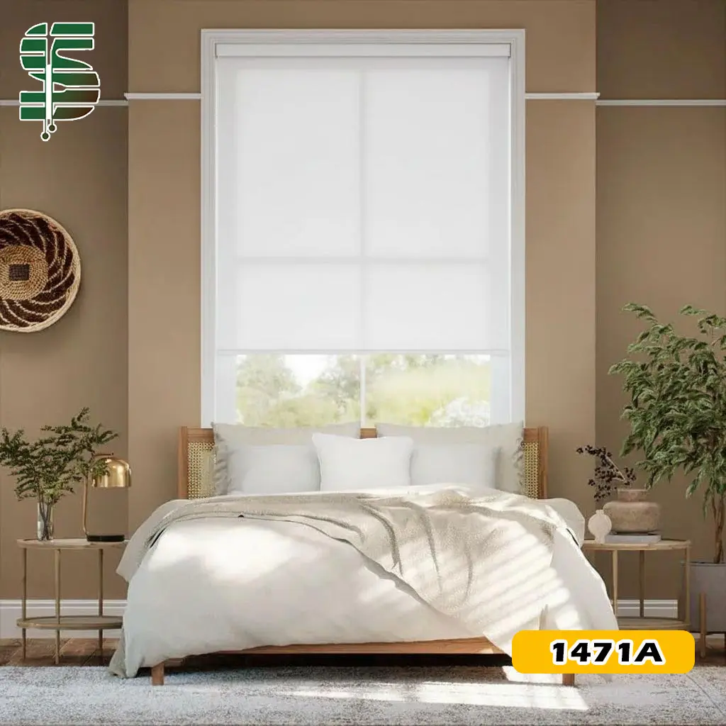 پرده شید رول ساده ترک در 15 رنگ