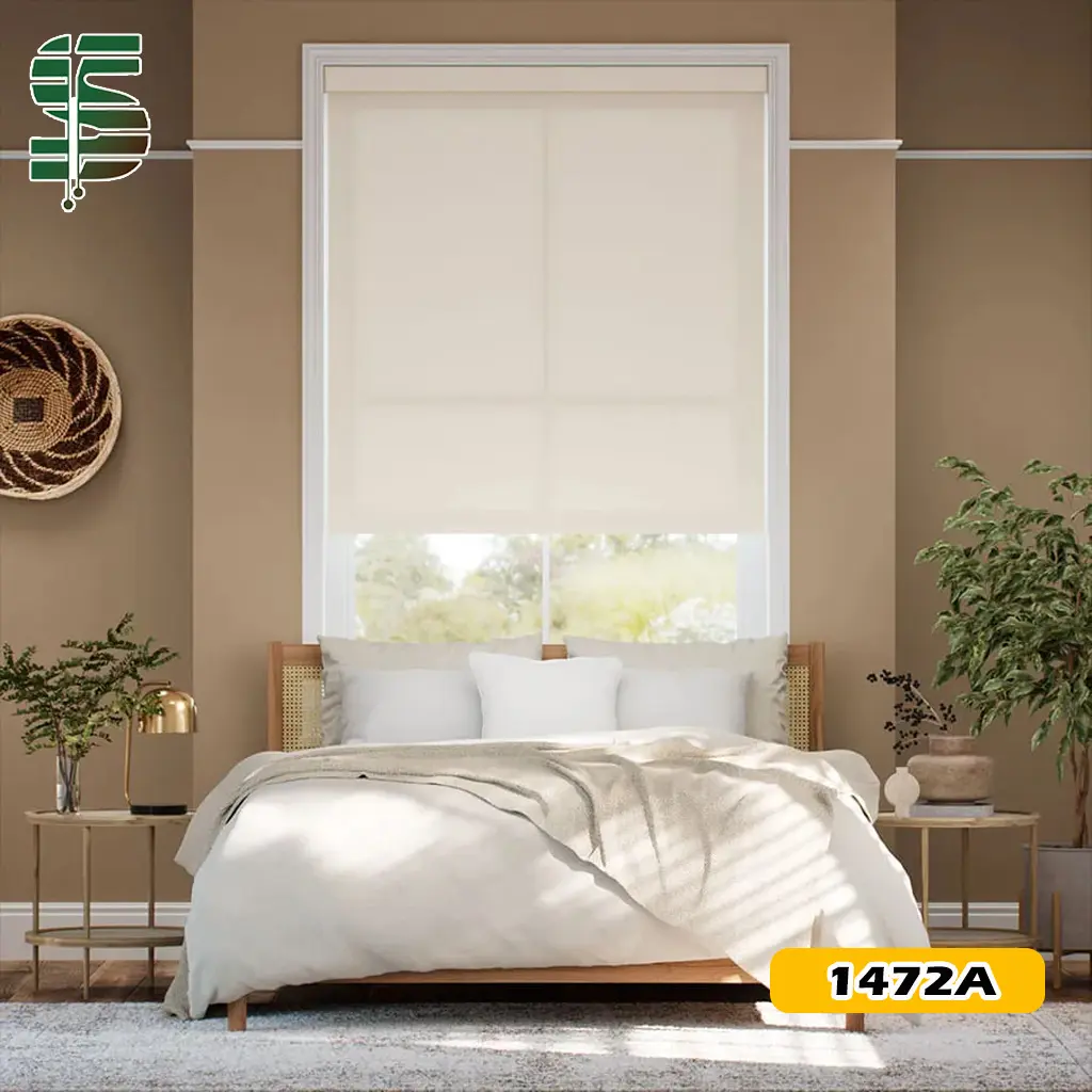 پرده شید ساده ترک کرم