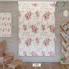 پرده سیلوئت تصویری سه بعدی طرح گل ریز S1065 حالت بسته