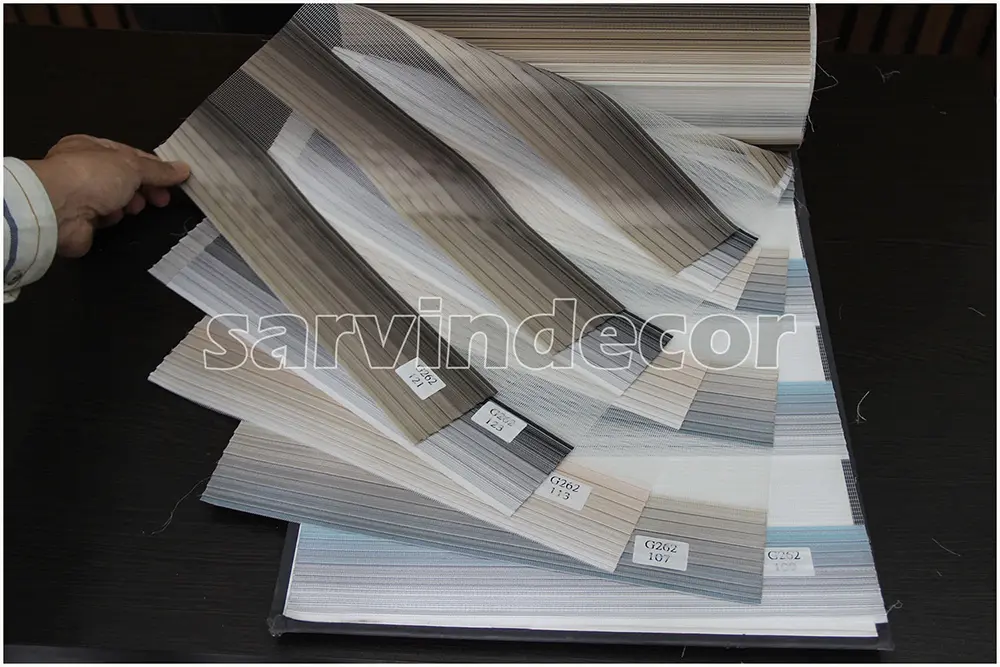 کالیته پرده زبرا g262-2 