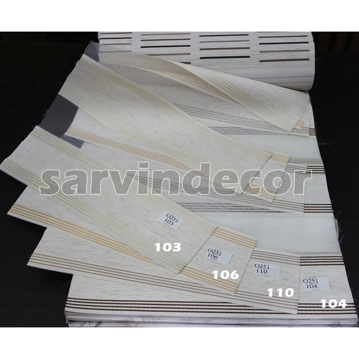 کالیته پرده زبرا o251