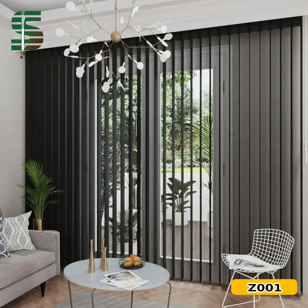 پرده ورتیکال زنبوری مشکی کد Z001
