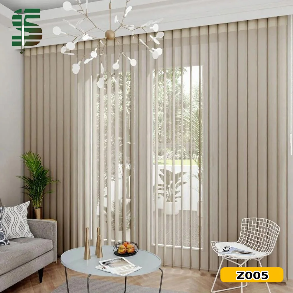 پرده ورتیکال زنبوری کرم کد Z005