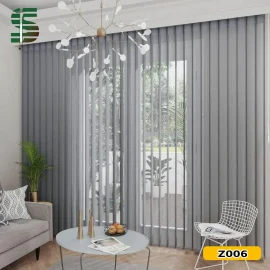 پرده ورتیکال زنبوری طوسی