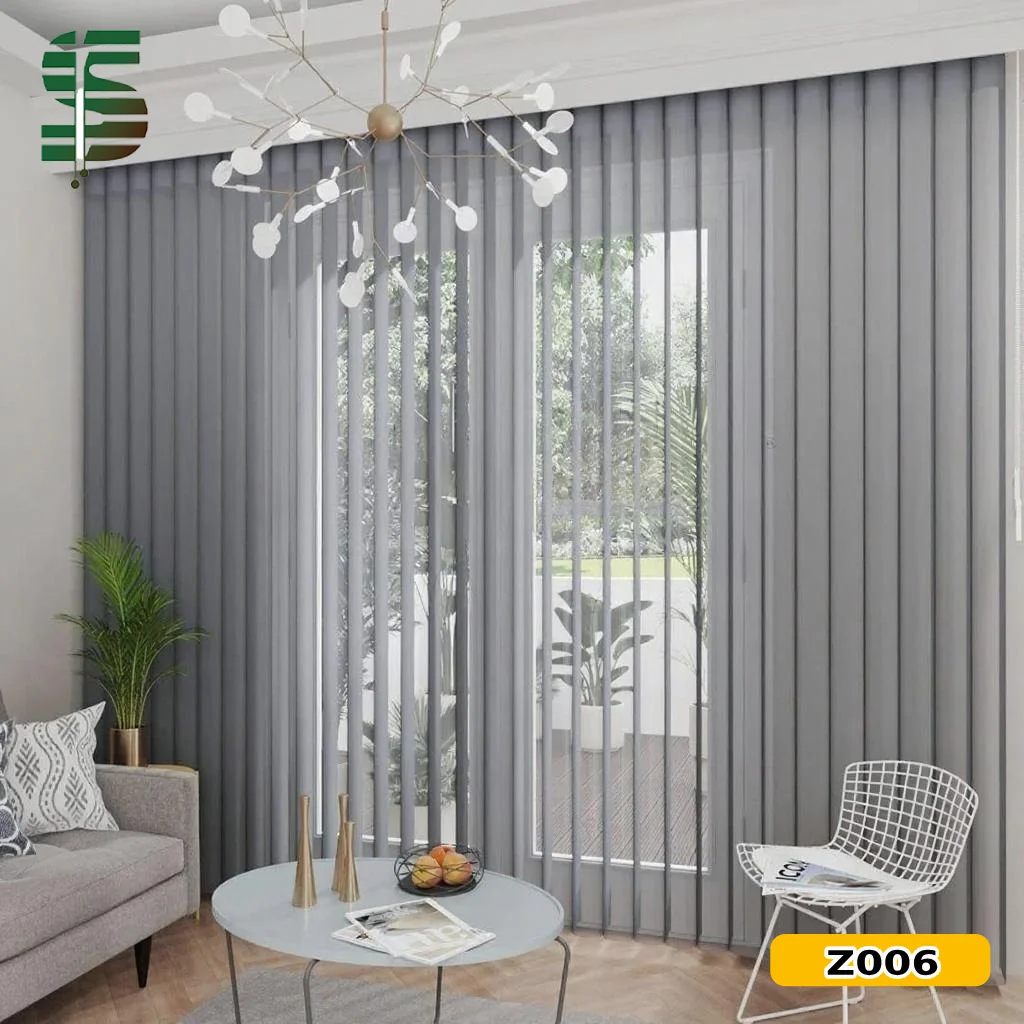 پرده ورتیکال زنبوری طوسی کد Z006