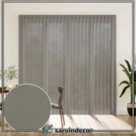 پرده لوردراپه اسکرین طوسی تیره
