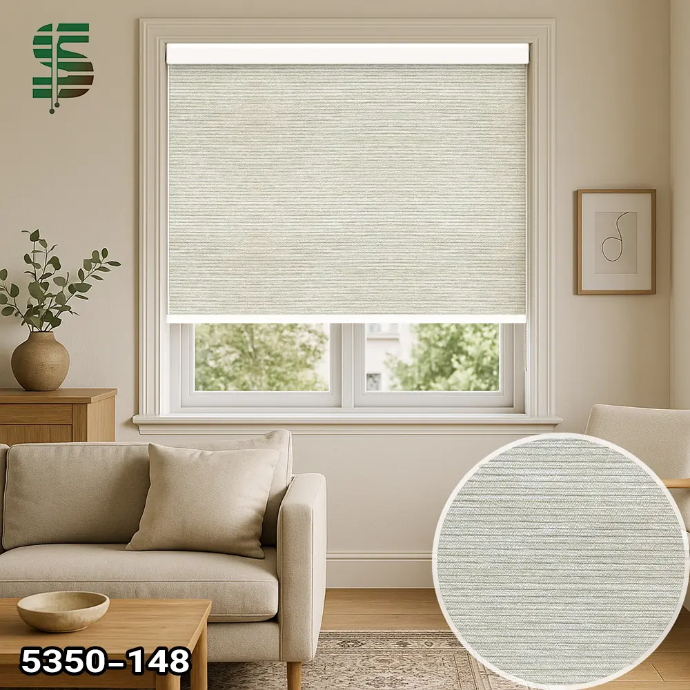 پرده شید راه راه کرم کذ 148