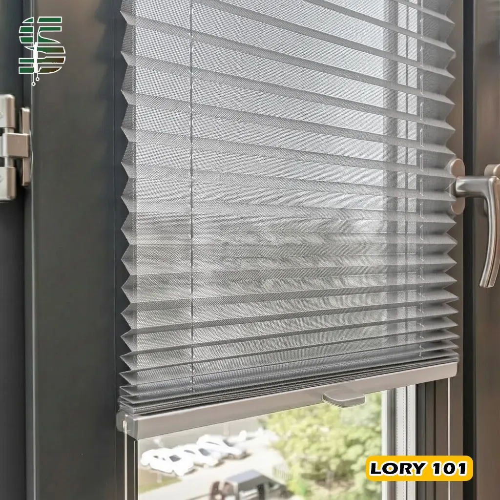 پرده پلیسه اسکرین کد LORY در 5 رنگ