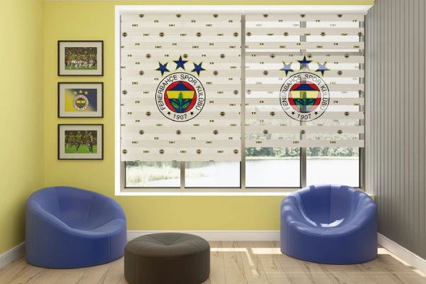 چاپ لوگو بر روی پرده زبرا