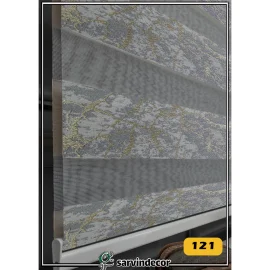 پرده زبرا پتینه کد 5677 -121