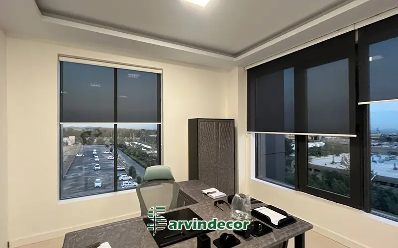 پرده شید سان اسکرین مشکی 5 درصد