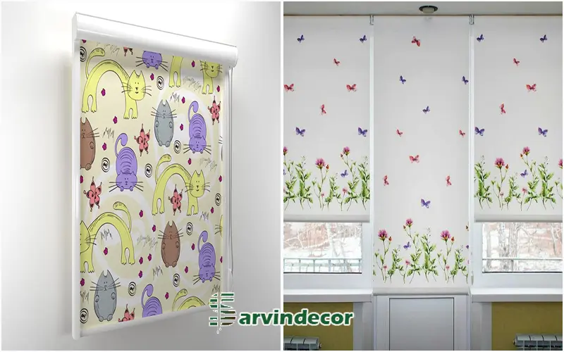 چاپ لوگو بر روی پرده شید