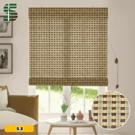 پرده حصیری بامبو کد 53