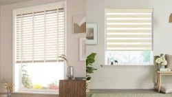 تفاوت پرده زبرا و پرده کرکره از نظر ظاهر و سبک طراحی