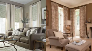 مقایسه پرده پذیرایی مدرن و کلاسیک