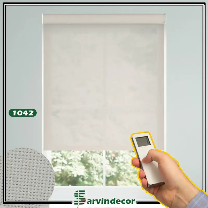 پرده شید برقی اسکرین 5 درصد استخوانی