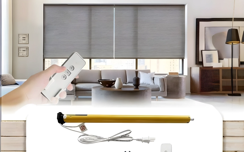 پرده شید برقی با طراحی مدرن