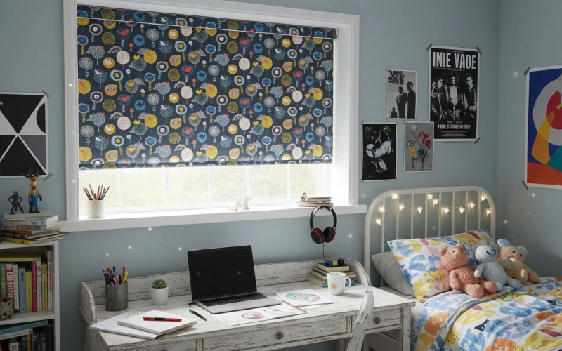 پرده شید عایق حرارت برای اتاق کودک، محافظت از گرما و انرژی