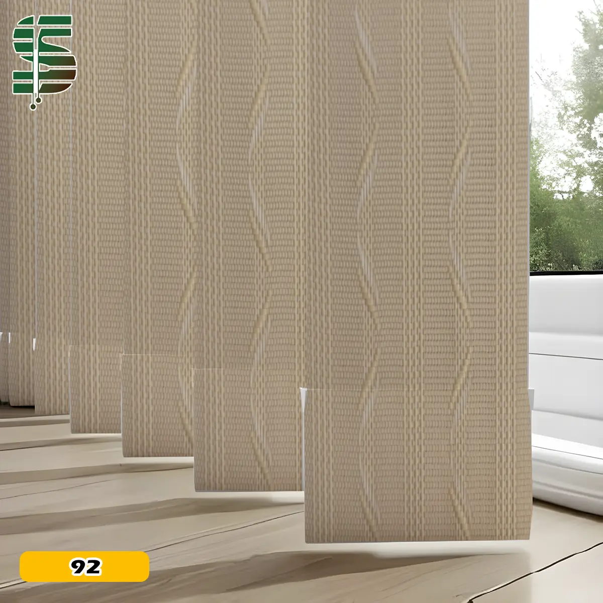 پرده لوردراپه طرح کمان کرم