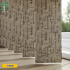 پرده لوردراپه ساتن طرح مدرن کرم مشکی