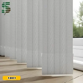 پرده لوردراپه طرح ترمه سفید