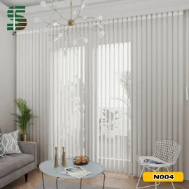 پرده ورتیکال 9 سانت سفید ساده