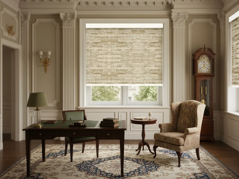 پرده شید پتینه در محیط اداری