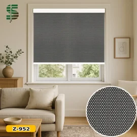 پرده شید بلک اوت طرح اسکرین ذغالی z952