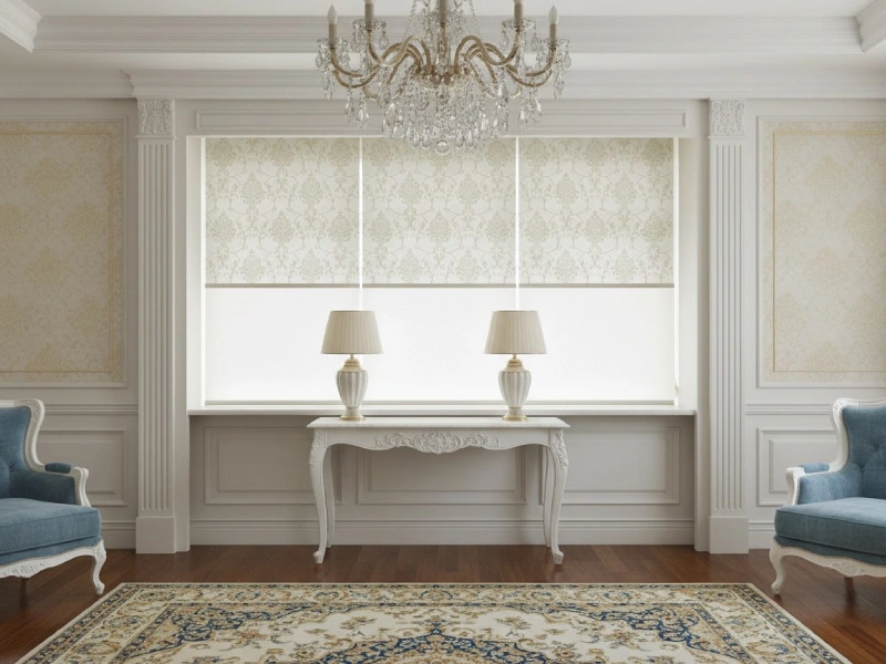 پرده شب و روز پذیرایی با طراحی شیک و مدرن