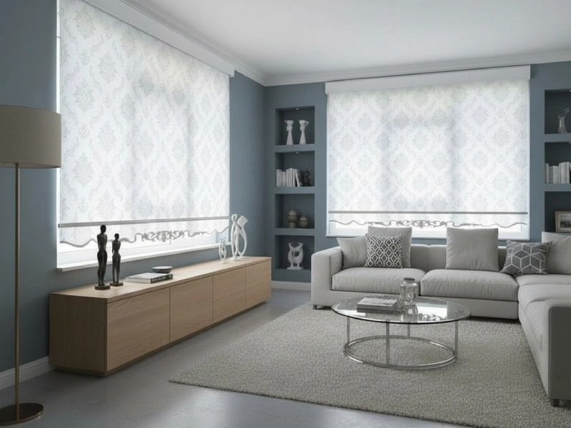 پرده شب و روز شیک پذیرایی برای فضای نشیمن