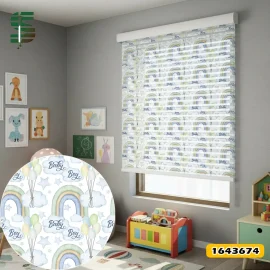پرده زبرا کودک کد 1643674طرح تولد نوزاد پسر