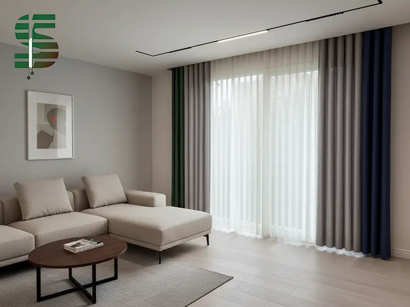 محاسبه تعداد تیغه های پرده ورتیکال برای مدل‌های دو طرفه