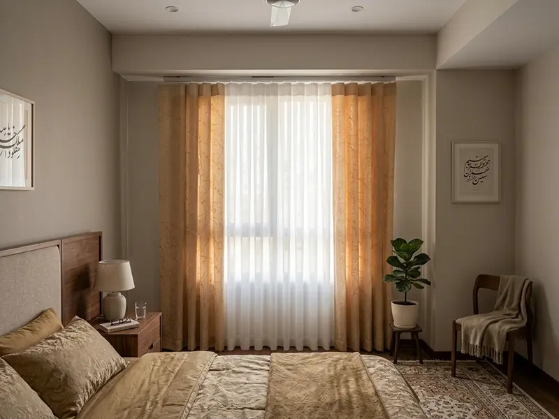 پرده ورتیکال اتاق خواب