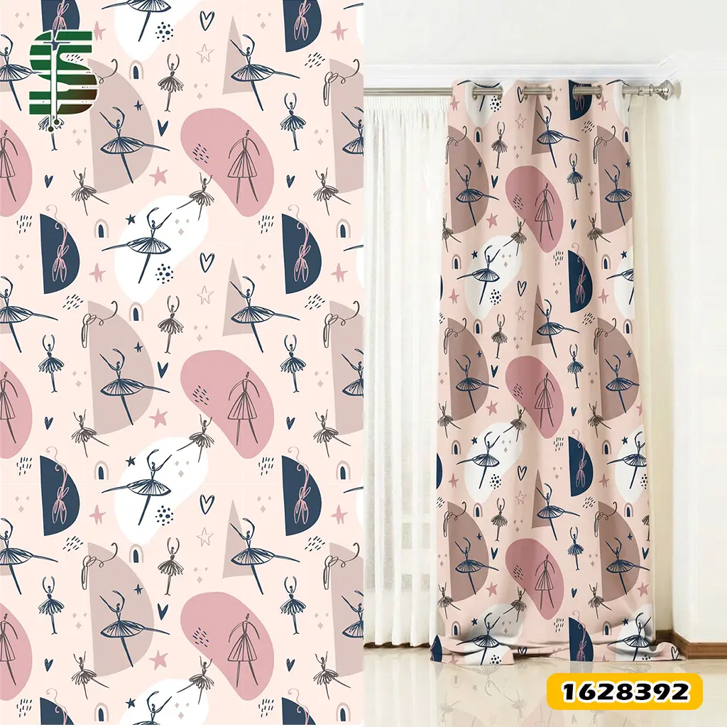 eyelet-curtain-1628392 پرده پانچ کودک کد 1628392 طرح بالرین